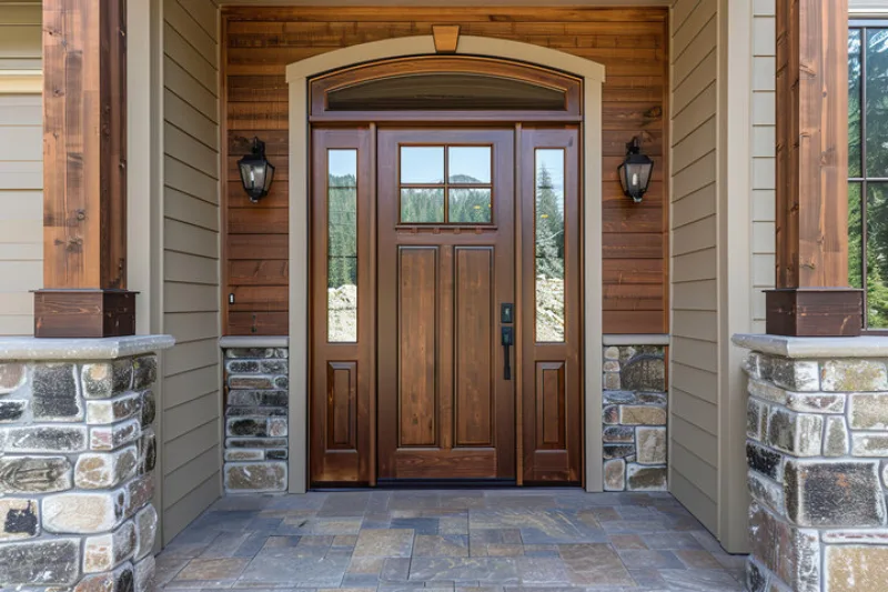 Front view woman with beautiful flowers<br />